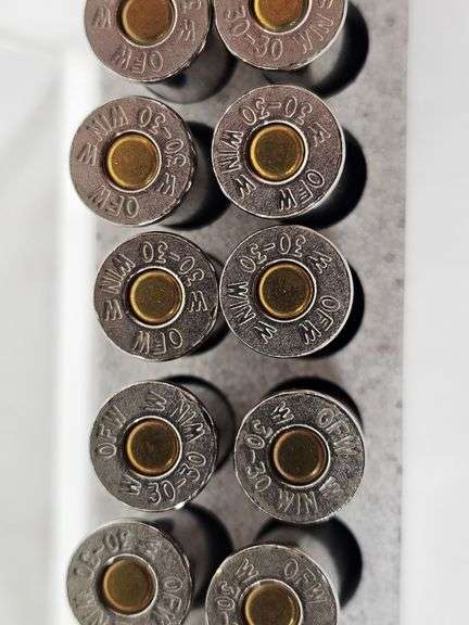 WINCHESTER 30-30 WIN OLIVER WINCHESTER 200 YEAR COMMEMORATIVE AMMUNITION 1 BOX image