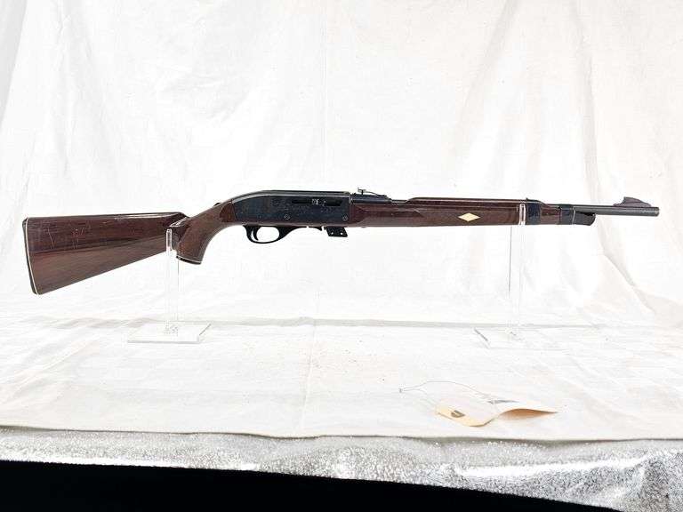 Remington  22 LR  Model: 66 Semi-Automatic Rifle  S/N: 2276133  1 Magazine, Electrical tape on cracked forestock image