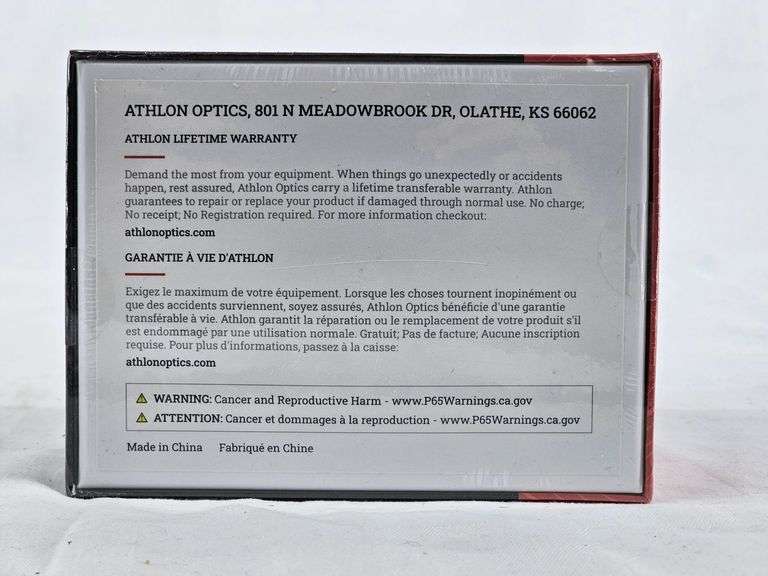 Athlon MIDAS LE GEN2 Red Dot Sight(new in box, sealed) image