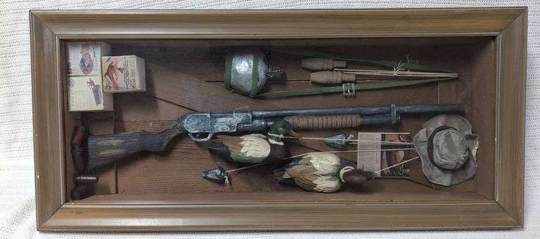 Duck Hunting Shadow Box image
