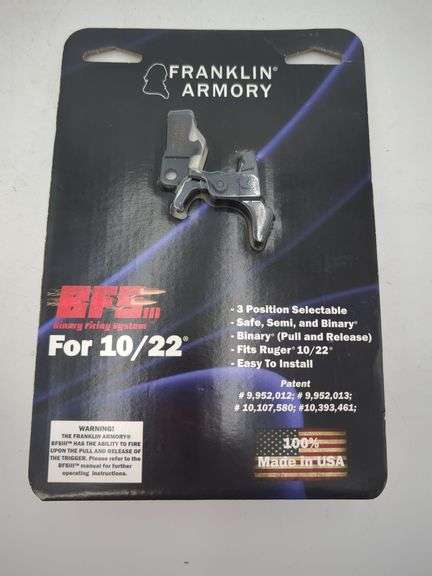 Binary Firing System for 10/22: Franklin Armory BFSIII 22-C1 image