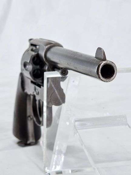 .38 LONG COLT,  COLT D.A. 38 REVOLVER  S/N: 7220  LEATHER HOLSTER image