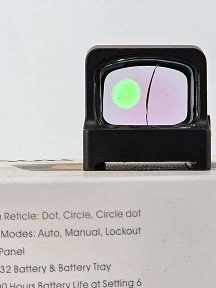 HoloSun HE509T-GR X2 Series LED Optic(cracked front lens) image