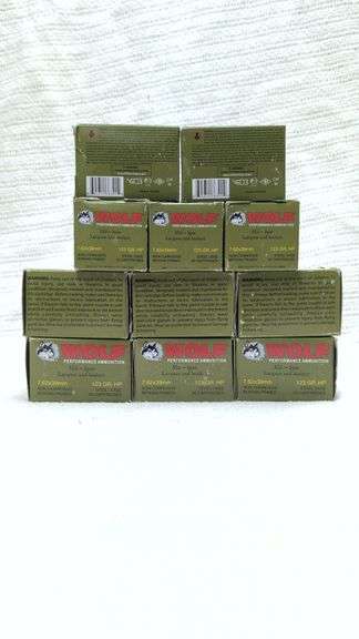 Wolf Performance Ammunition Mil-Spec 7.62x39mm 123 GR. HP 20 Cartridges(11 Boxes) image
