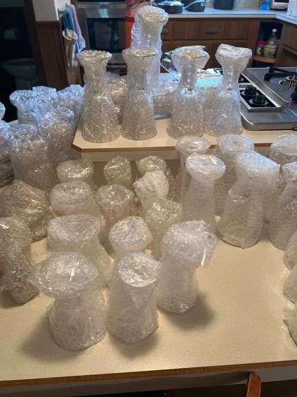 Approximately 80 pieces of imperial candlewick