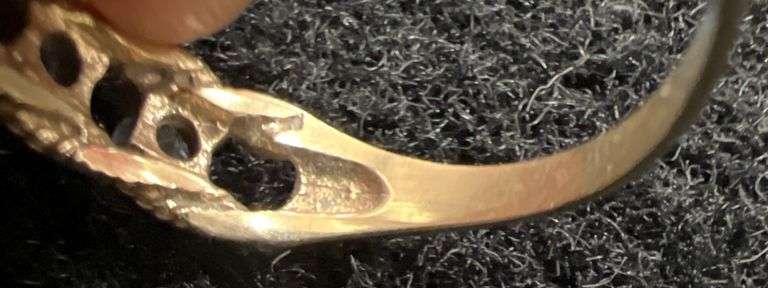 10k yellow gold mother's ring size 9