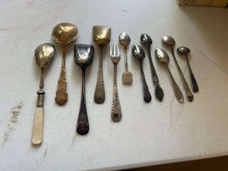 Collection of Decorative Spoons and Fork