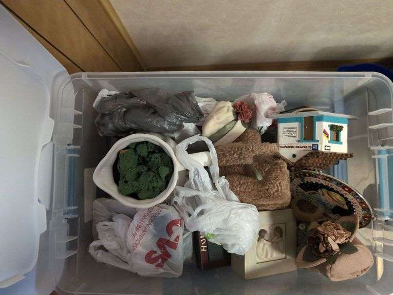 Mixed Household Lot: Table, Storage Bins, Puzzles, and More!