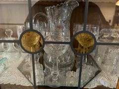 Shelf lot: Amercan brilliant cut and pattern glass