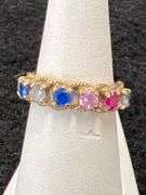 10k yellow gold mother's ring size 9