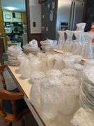 Approximately 80 pieces of imperial candlewick