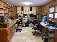 Office contents: miscellaneous tools office supplies desk chair tv craft supplies printers and more