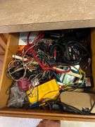 Office contents: miscellaneous tools office supplies desk chair tv craft supplies printers and more