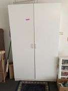 Cabinet and contents, gift bags, ribbons craft supplies, household supplies, Brincolines, painters, trays, and more