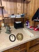 Office contents: miscellaneous tools office supplies desk chair tv craft supplies printers and more