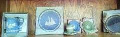 Collection of Wedgwood Jasperware Plates and Cups