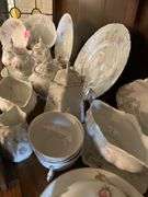 Shelf lot: Decorative antique china
