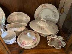 Shelf lot: Decorative antique china