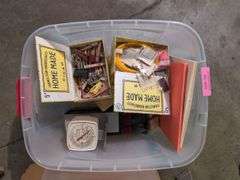 Mixed Lot with Hamilton-Harris & Co's Home Made Cigar Boxes, Craft Supplies, and More