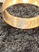 10k yellow gold wedding band size 7.5