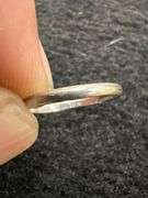 18k white gold wedding band