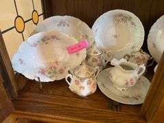 Shelf lot: Decorative antique china