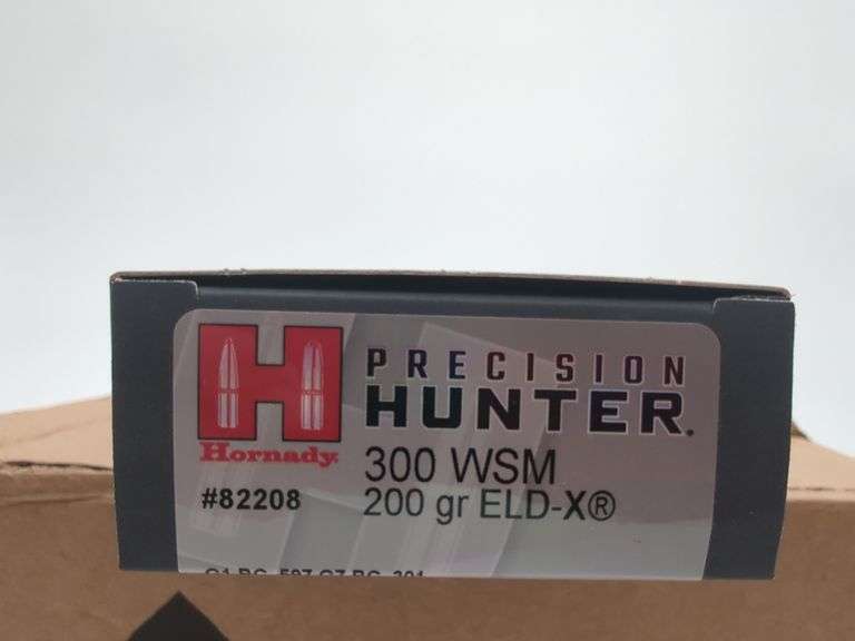 Hornaday 300 WSM 200 grain ELD-X 200 rounds image