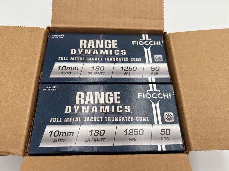 500 rounds Fiocchi 10mm Auto 180 grain FMJTC image