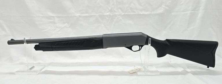 Charles Daly  12 Gauge 3" Chamber  Model 801 Semi-Auto  21SA12P-19518  2 Barrel Set(18.5" & 28"), Tactical Gray w/ Synthetic Stock, Set of Chokes, Box & Paper