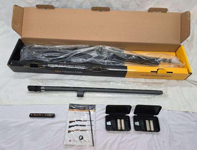 CHARLES DALY TACTICAL GRADE 12 GAUGE SEMI AUTOMATIC SHOTGUN MODEL 601 SN# 21SA12P-19492 2 BARREL SET image
