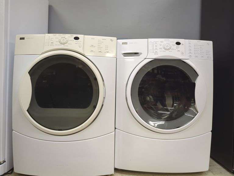 Kenmore Elite HE4 front load washer and dryer image