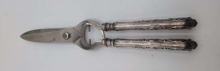 J.A. Henckels Solingen Germany Sterling handle poultry shears image