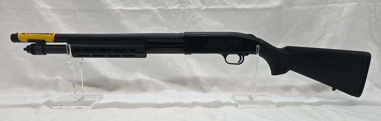 Mossberg 12 Gauge Pump Model 590 V1560406 Synthetic Stock, Parkerized Finish, 18.5" Barrel, 7-Shot image
