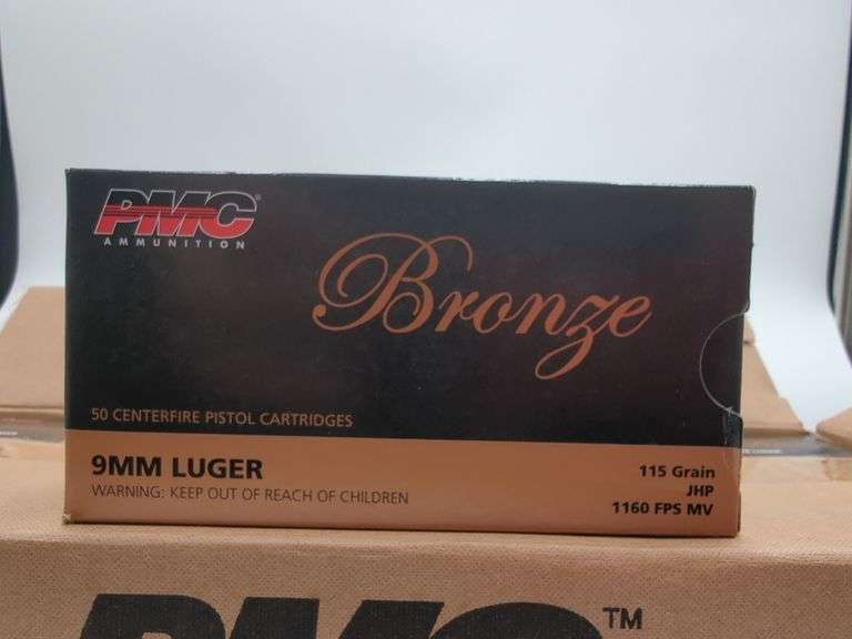 1000 rounds PMC 9mm Luger 1115 grain JHP image