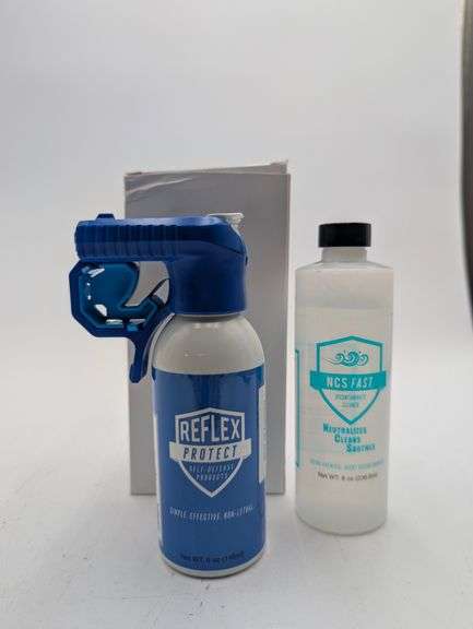 Reflex Protect Pepper Spray and Reflex Remove Decontaminant NO Rags