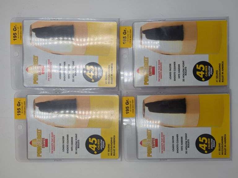 4pk PowerBelt Copper 195 Gr .45 Caliber Hp image