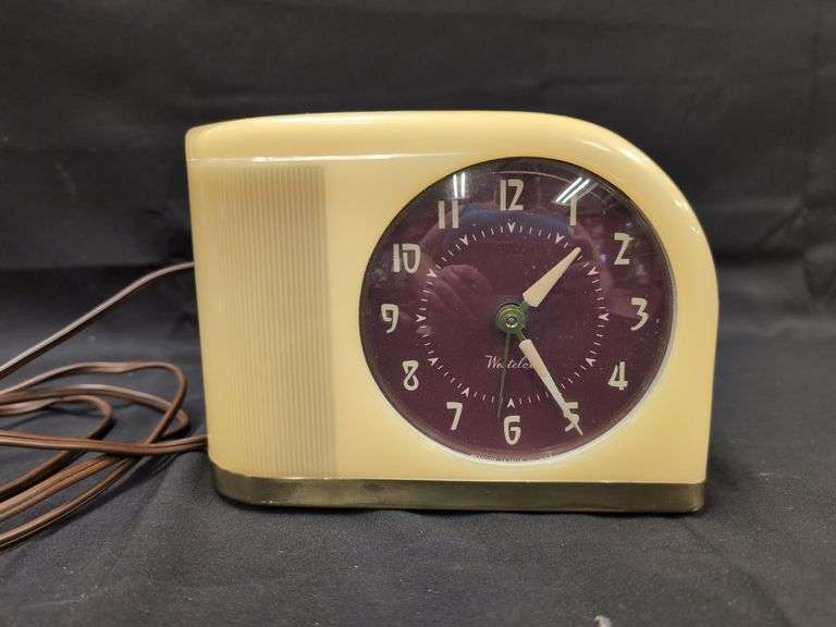 Vintage Westclox Moonbeam Style Alarm Clock image