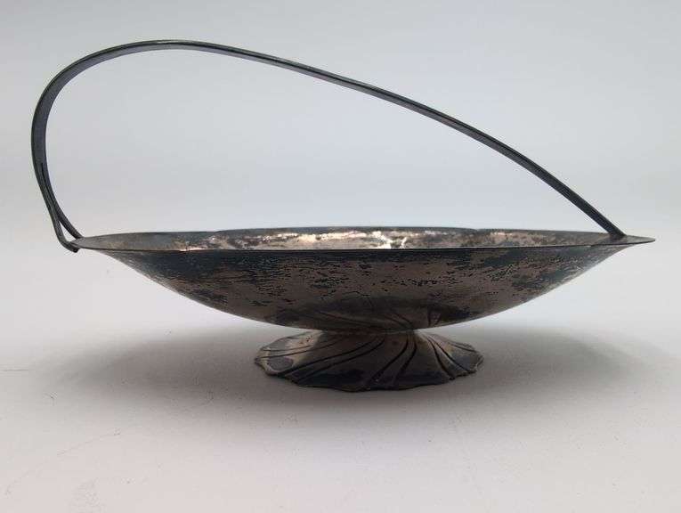 4x6" sterling silver basket 3.57 ozt image