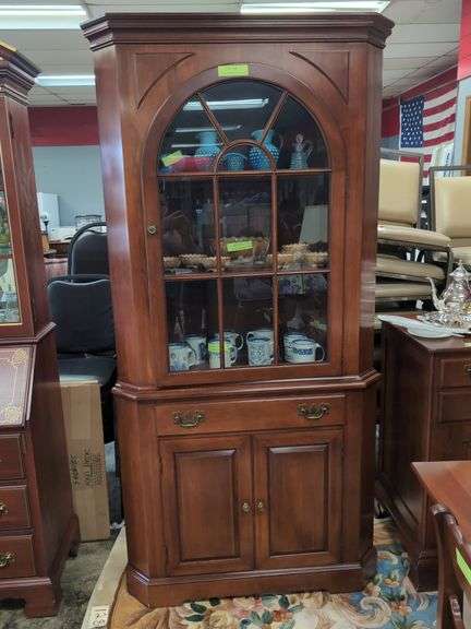 Willett Wildwood Cherry 76" Corner Cabinet image