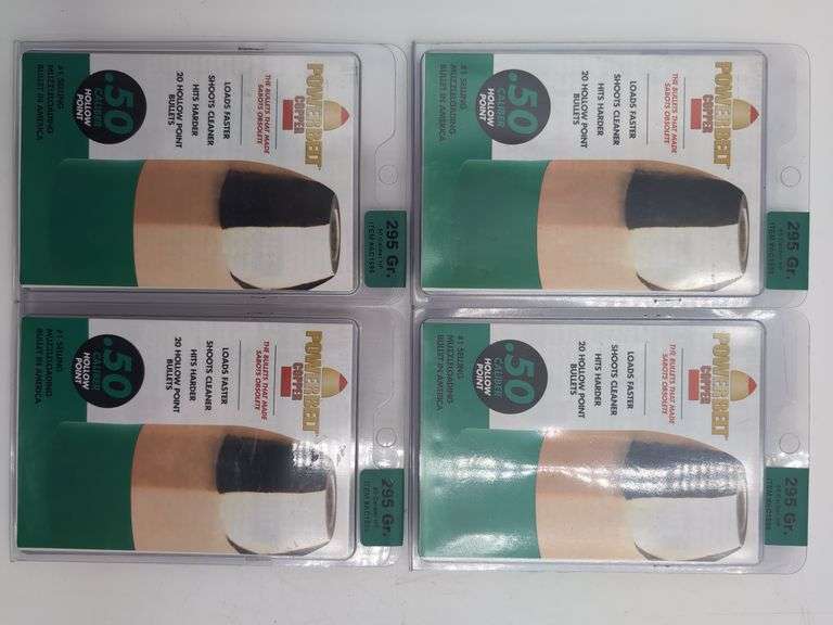 4pk PowerBelt Copper 295 Gr .50 Caliber HP image