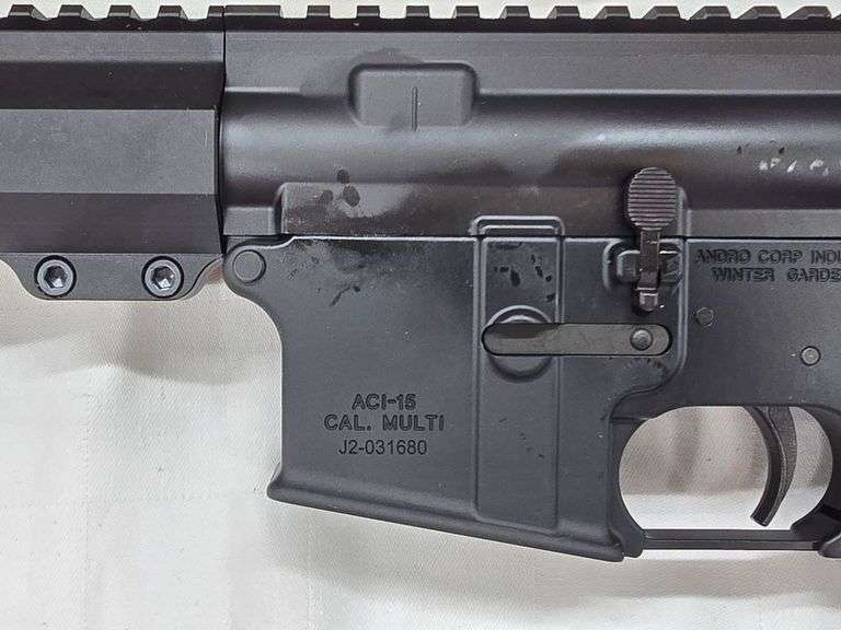 Make: Andro Corp Industries  Caliber: Multi Caliber 556/223  Model: ACI-15  S/N: J2-031442
