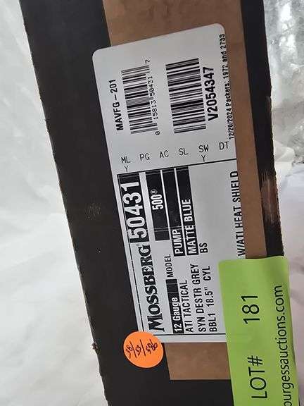 MOSSBERG 500 ATI TACTICAL   12 GAUGE  PUMP SHOTGUN  V2054347