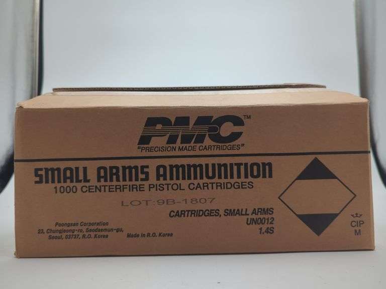 1000 rounds PMC 9mm Luger 1115 grain JHP image