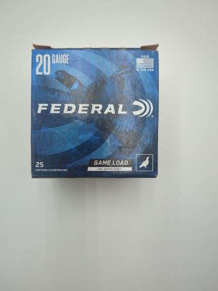 Federal 20 gauge 3" #5 shot Game Shot Heavy Field Lead 250 rounds image