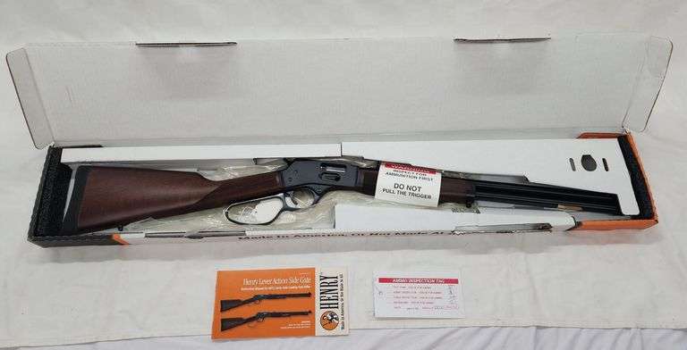 HENRY BIG BOY STEEL LARGE LOOP LEVER 45 COLT LEVER ACTION RIFLE SN# BBS04341GCL MODEL HO12GCL image