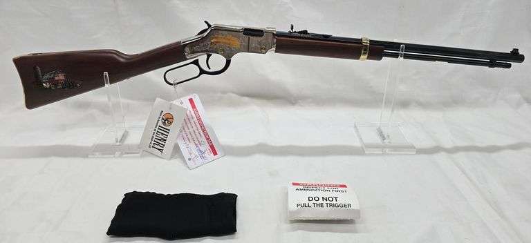 Make: Henry Caliber: 22LR Model: Golden Boy American Farmer S/N: AFT16224 Octagon Barrel image
