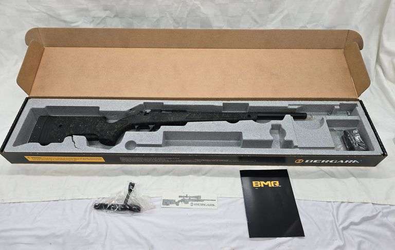 BERGARA BMRX BLUED BLACK GREEN FLECK 22LR BOLT ACTION RIFLE SN# 61-01-003598-25 image