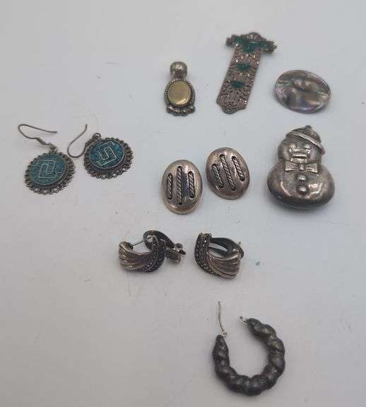 lot of  sterling silver jewelry 42.5 dwt image