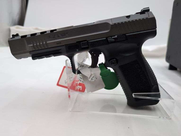 CANIK 9MM SEMI AUTOMATIC PISTOL TP9 FSX SN# 21BC19032 2 MAGAZINES AND PADDLE HOLSTER image
