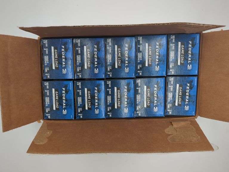Federal 20 gauge 3" #5 shot Game- Shok Heavy Field Lead 250 rounds image